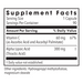Metabolic Maintenance Alpha Lipoic Acid 300 mg 90 capsules supplement facts label