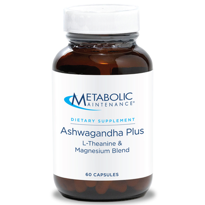 Metabolic Maintenance Ashwagandha Plus, 60 capsules, front of bottle