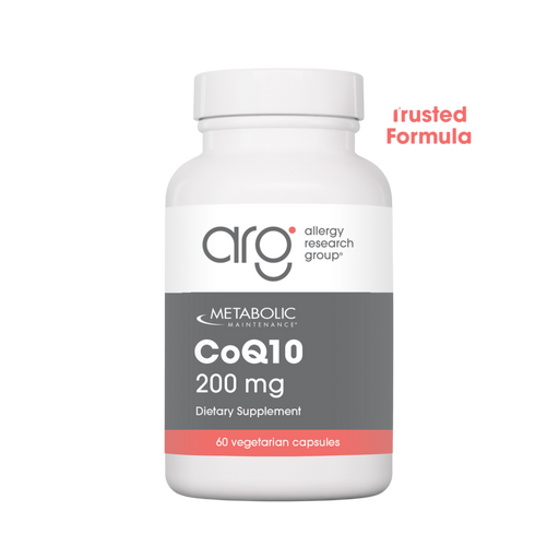 Metabolic Maintenance CoQ10 200 mg, 60 capsules, front of bottle