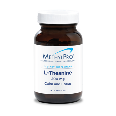 Metabolic Maintenance L-Theanine 200 mg, 90 capsules, front of bottle