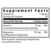Metabolic Maintenance Magnesium Glycinate 125 mg 90 capsules supplement facts label