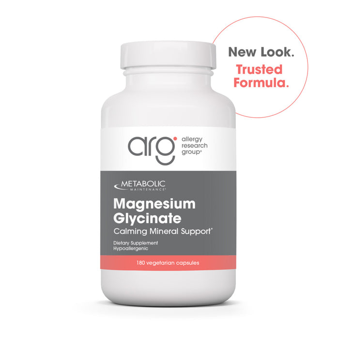 Magnesium Glycinate 125 mg 180 caps by Metabolic Maintenance
