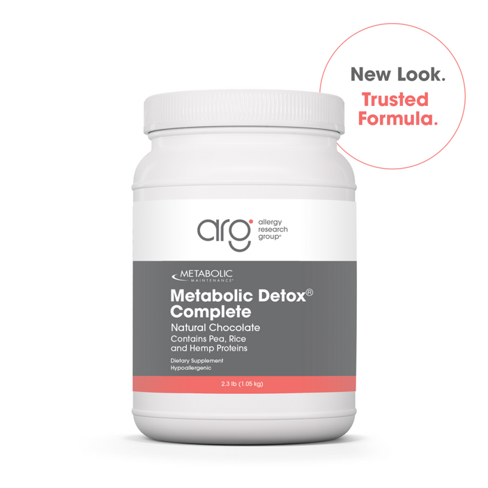 Metabolic Maintenance Metabolic Detox Complete Chocolate, 21 servings, front of container
