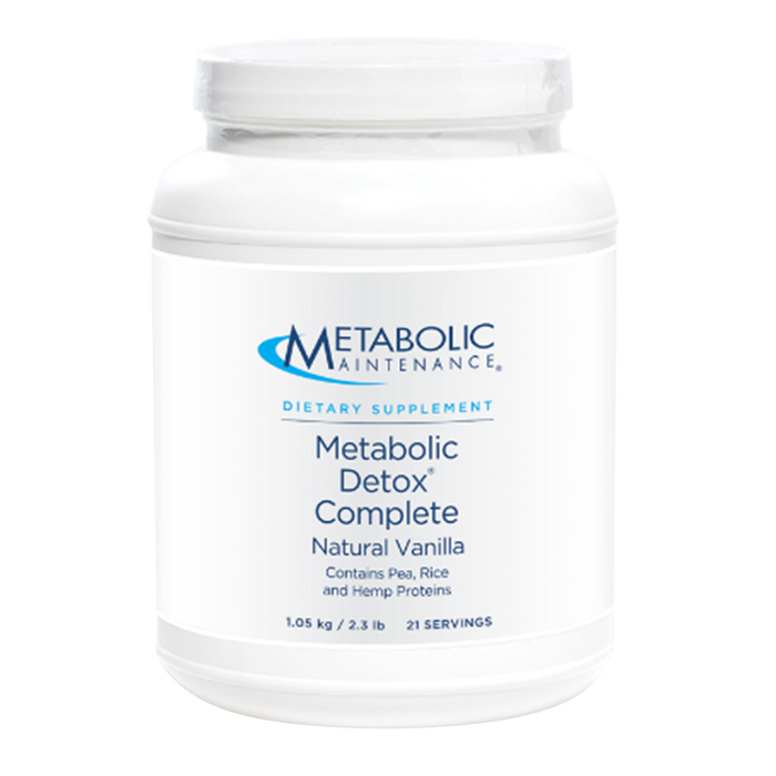 Metabolic Maintenance Metabolic Detox Complete Vanilla, 21 servings, front of container