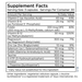 Metabolic Maintenance MetaCalm 90 capsules supplement facts label