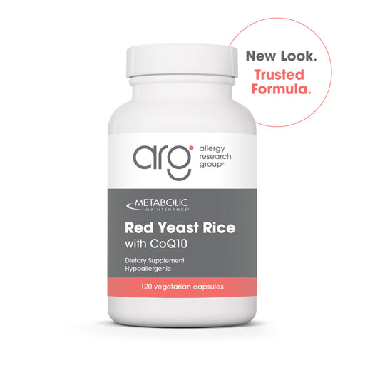 Metabolic Maintenance Red Yeast Rice with CoQ10, 120 capsules, front of bottle