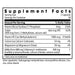Metabolic Maintenance SAMe + CoFactors 200 mg 60 capsules supplement facts label