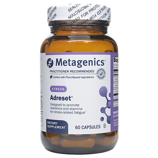 Metagenics Adreset, 60 capsules, front of bottle