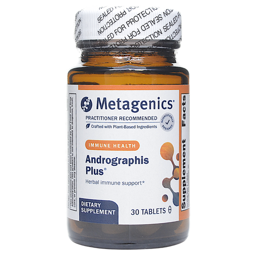 Metagenics Andrographis Plus, 30 tablets, front of bottle