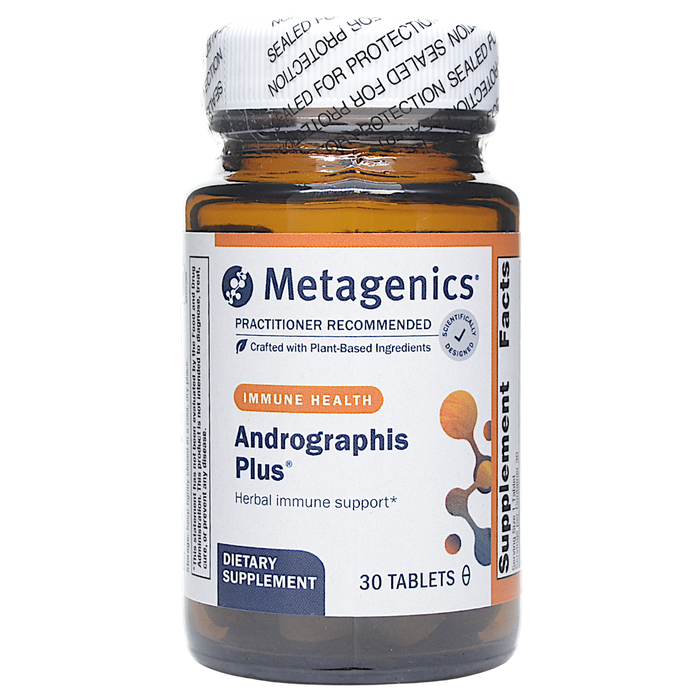 Metagenics Andrographis Plus, 30 tablets, front of bottle
