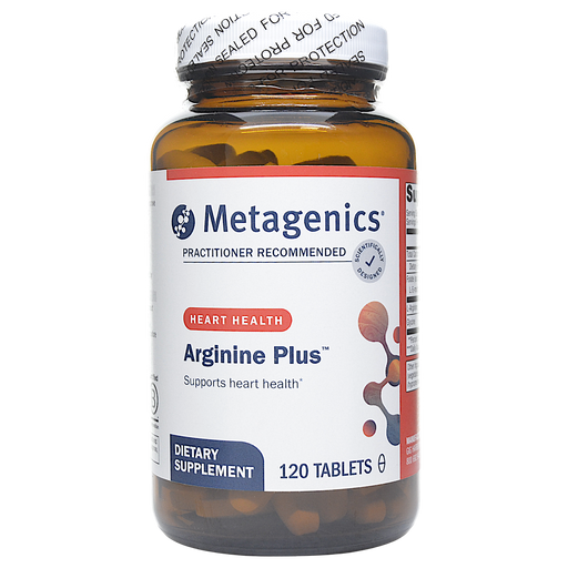 Metagenics Arginine Plus, 120 tablets, front of bottle