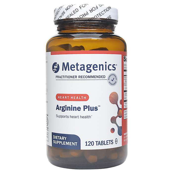 Metagenics Arginine Plus, 120 tablets, front of bottle