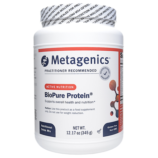 Metagenics BioPure Protein, 15 servings, front of canister