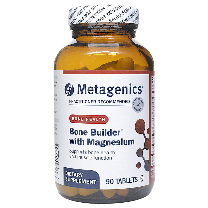 Metagenics Bone Builder with Magnesium, 90 tablets, front of bottle