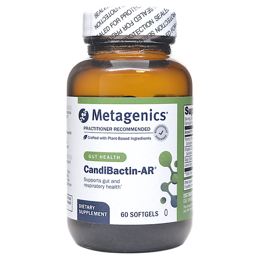 Metagenics Candibactin-AR, 60 softgels, front of bottle
