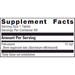 Metagenics Cholarest SC 60 tablets supplement facts label