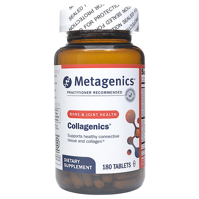 Metagenics Collagenics, 180 tablets, front of bottle