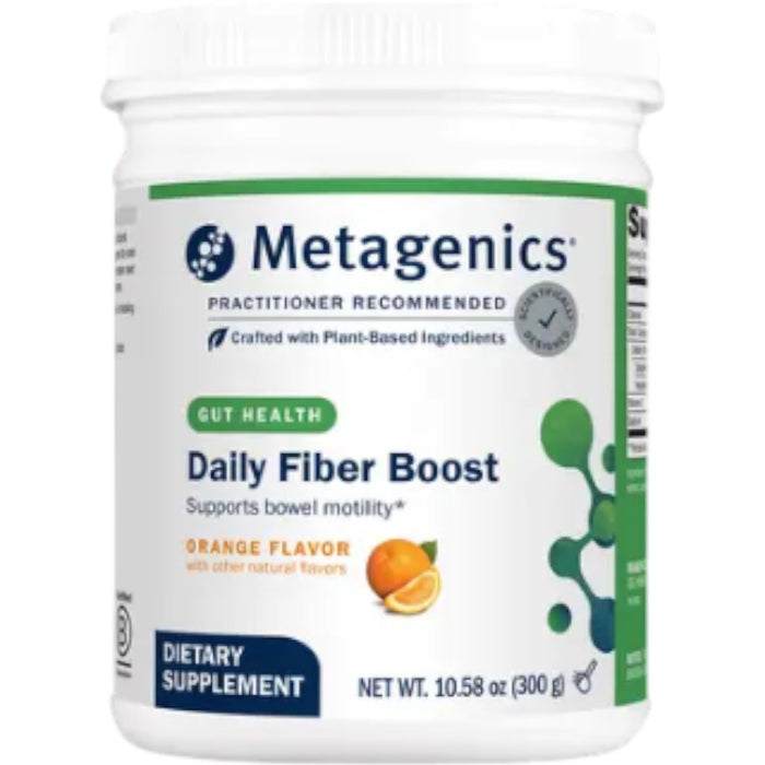 Metagenics Daily Fiber Boost, 30 servings, front of canister