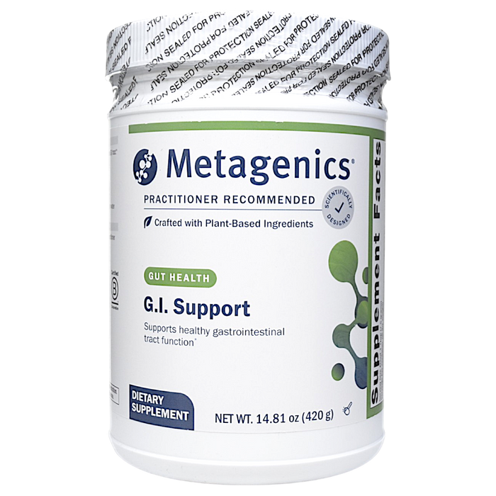 Metagenics G.I. Support, 56 servings, front of canister