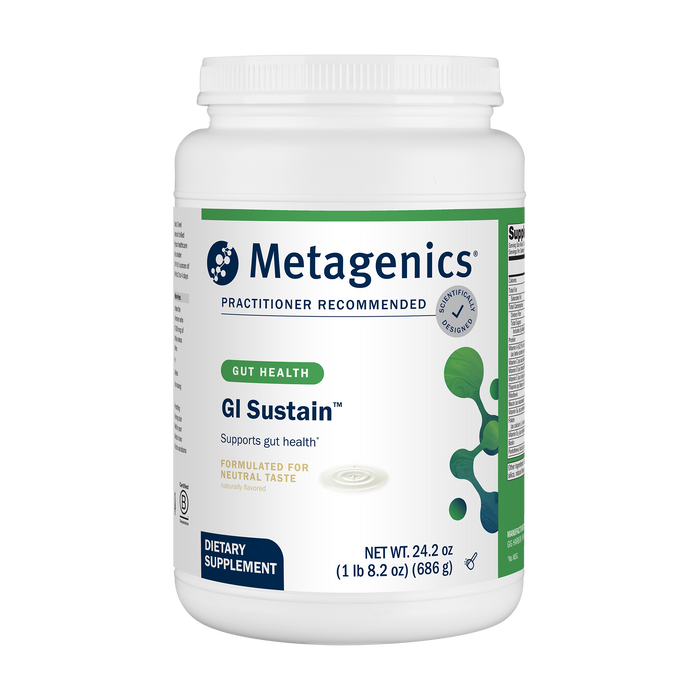 Metagenics GI Sustain, 14 servings, front of canister