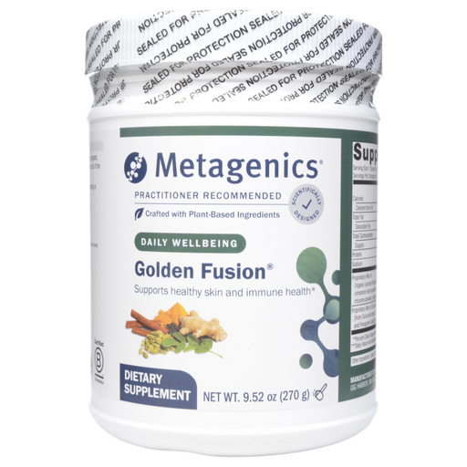 Metagenics Golden Fusion, 30 servings, front of canister