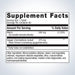 Metagenics Lipotain 60 tablets supplement facts label