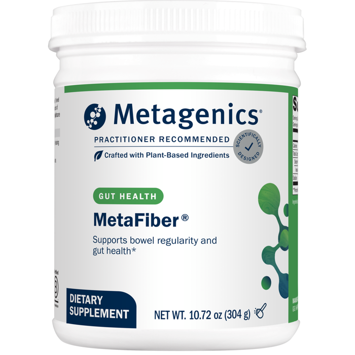 Metagenics MetaFiber, 38 servings, front of canister