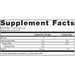 Metagenics MetaFiber 38 servings supplement facts label