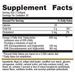 Metagenics OmegaGenics Algae Omega-3s 300 mg 60 softgels supplement facts label
