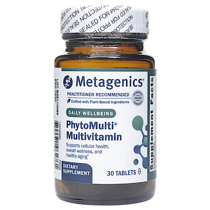 Metagenics PhytoMulti Multivitamin, 30 tablets, front of bottle
