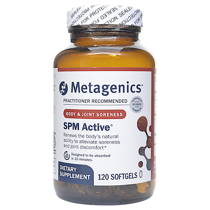 Metagenics SPM Active, 120 softgels, front of bottle