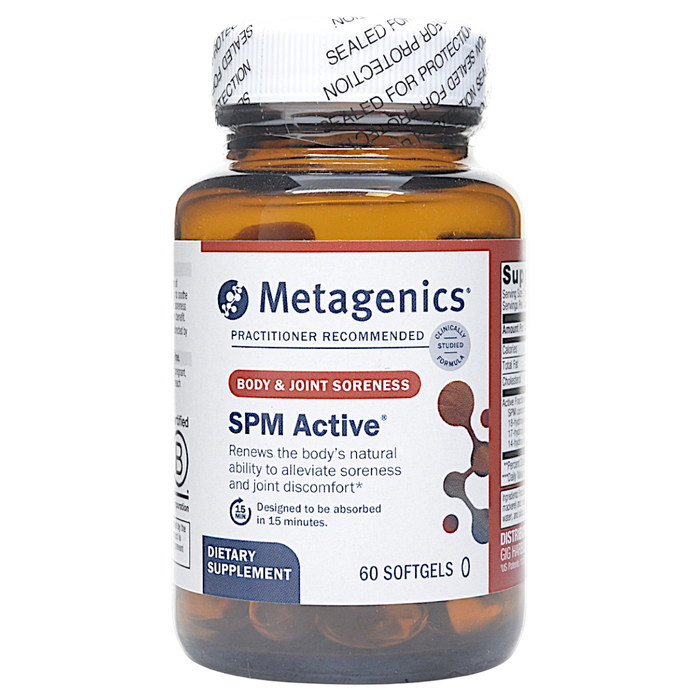 Metagenics SPM Active, 60 softgels, front of bottle