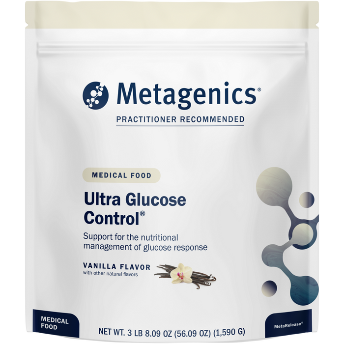 Metagenics Ultra Glucose Control Vanilla, 30 servings, front of pouch