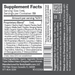 metal free and chemical cleanse supplement facts