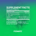 Microbiome Labs FODMATE 120 capsules supplement facts label