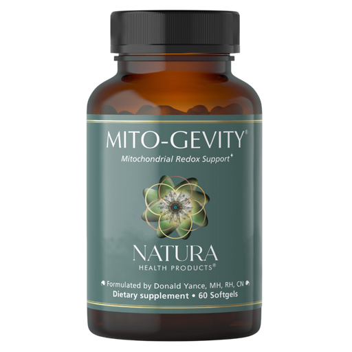 Natura Health Products Mito-Gevity, 60 softgels, front of bottle