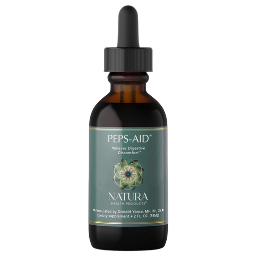 Natura Health Products Peps-Aid, 2 fl oz, front of dropper bottle