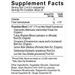 Natura Health Products Peps-Aid 2 fl oz supplement facts label