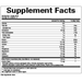 Natural Factors Whey Factors 100% Natural Whey Protein, Unflavored 12 oz supplement facts label