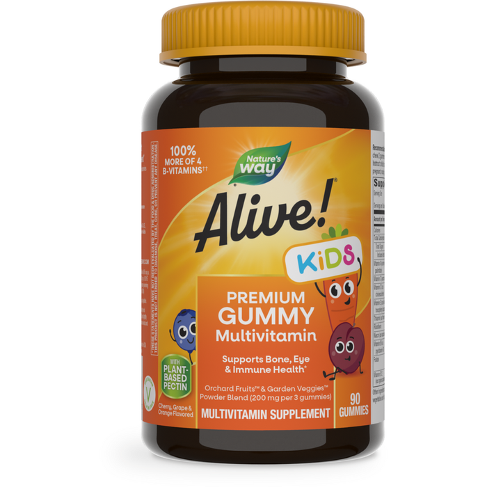 Nature's Way Alive! Children's Multi-Vit Gummies, 90 gummies, front of bottle