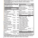 Nature's Way Alive! Men's 50+ Premium Gummy Multivitamin 75 gummies supplement facts label