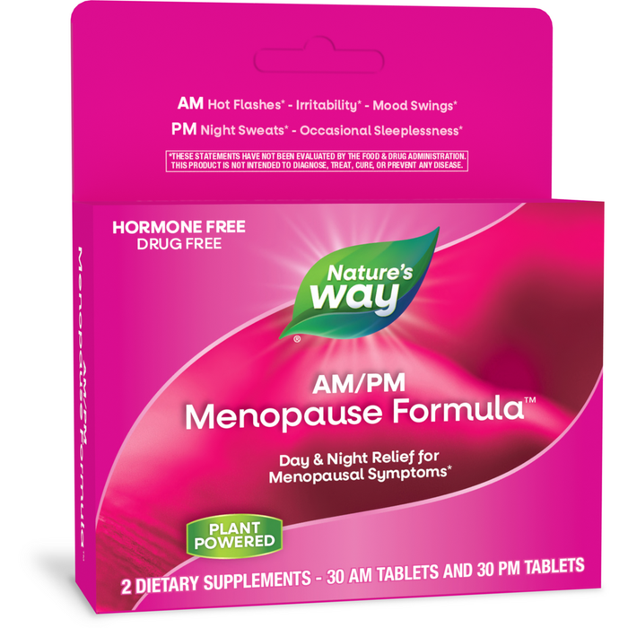 Nature's Way AM/PM Menopause Formula, 60 tablets, front of box