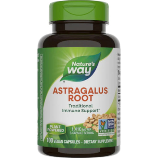 Nature's Way Astragalus 1410 mg, 100 capsules, front of bottle