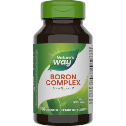 Nature's Way Boron Complex 3 mg, 100 capsules, front of bottle