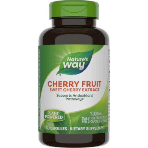 Nature's Way Cherry Fruit, 180 capsules, front of bottle
