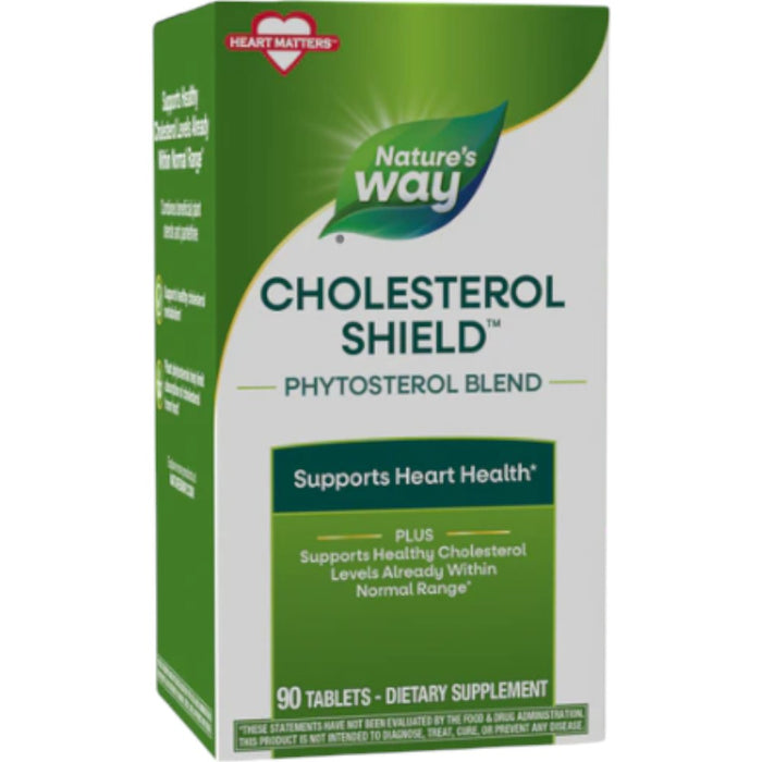 Nature's Way Cholesterol Shield, 90 tablets, front of box