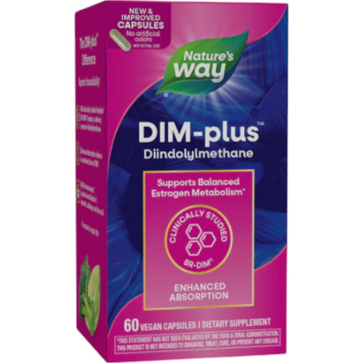 Nature's Way DIM Plus, 60 capsules, front of box