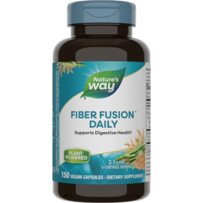 Nature's Way Fiber Fusion Daily, 150 capsules, front of bottle