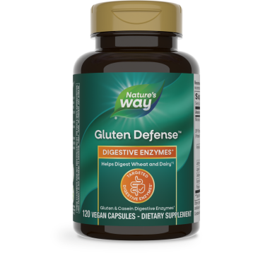 Nature's Way Gluten Defense, 120 capsules, front of bottle