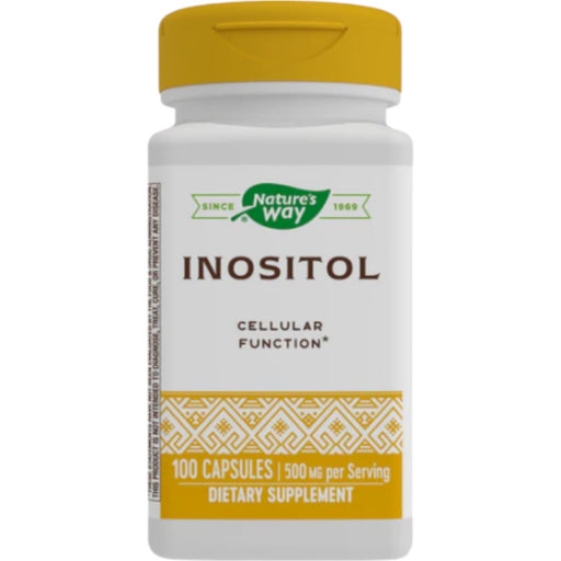 Nature's Way Inositol 500 mg, 100 capsules, front of bottle